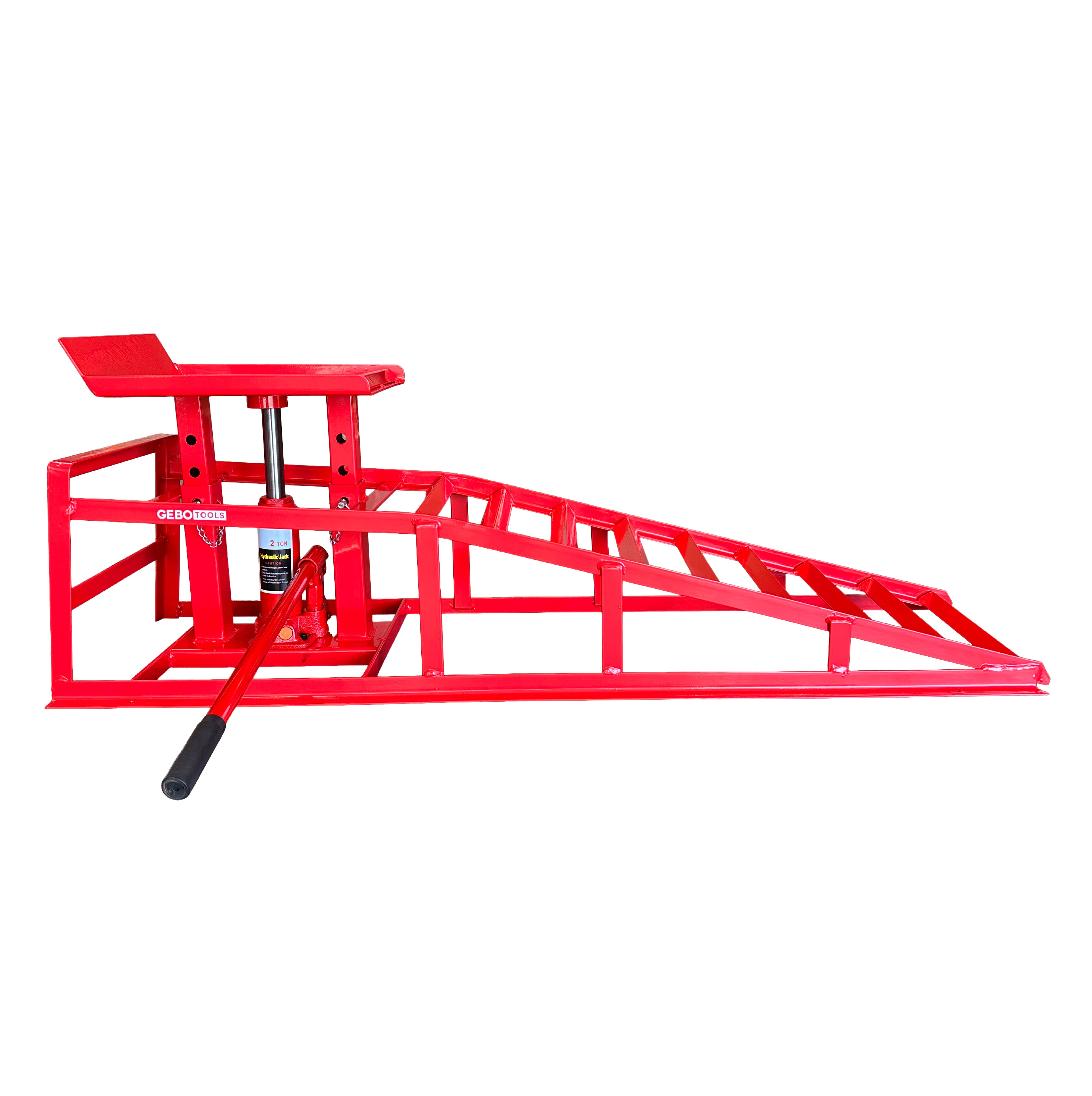 SET RAMPA AUTO CU ELEVARE HIDRAULICA 2T GEBO TOOLS