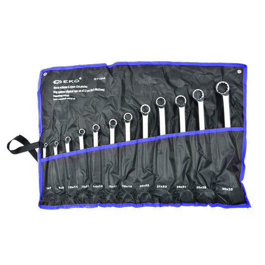 SET CHEI INELARE DUBLE COTITE 6-32MM 12 PIESE