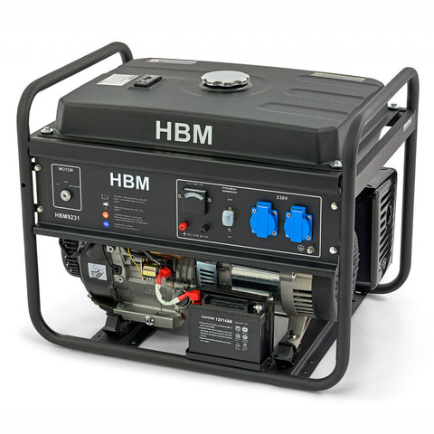 GENERATOR ELECTRIC MOTOR PE BENZINA 420CC 5500W HBM