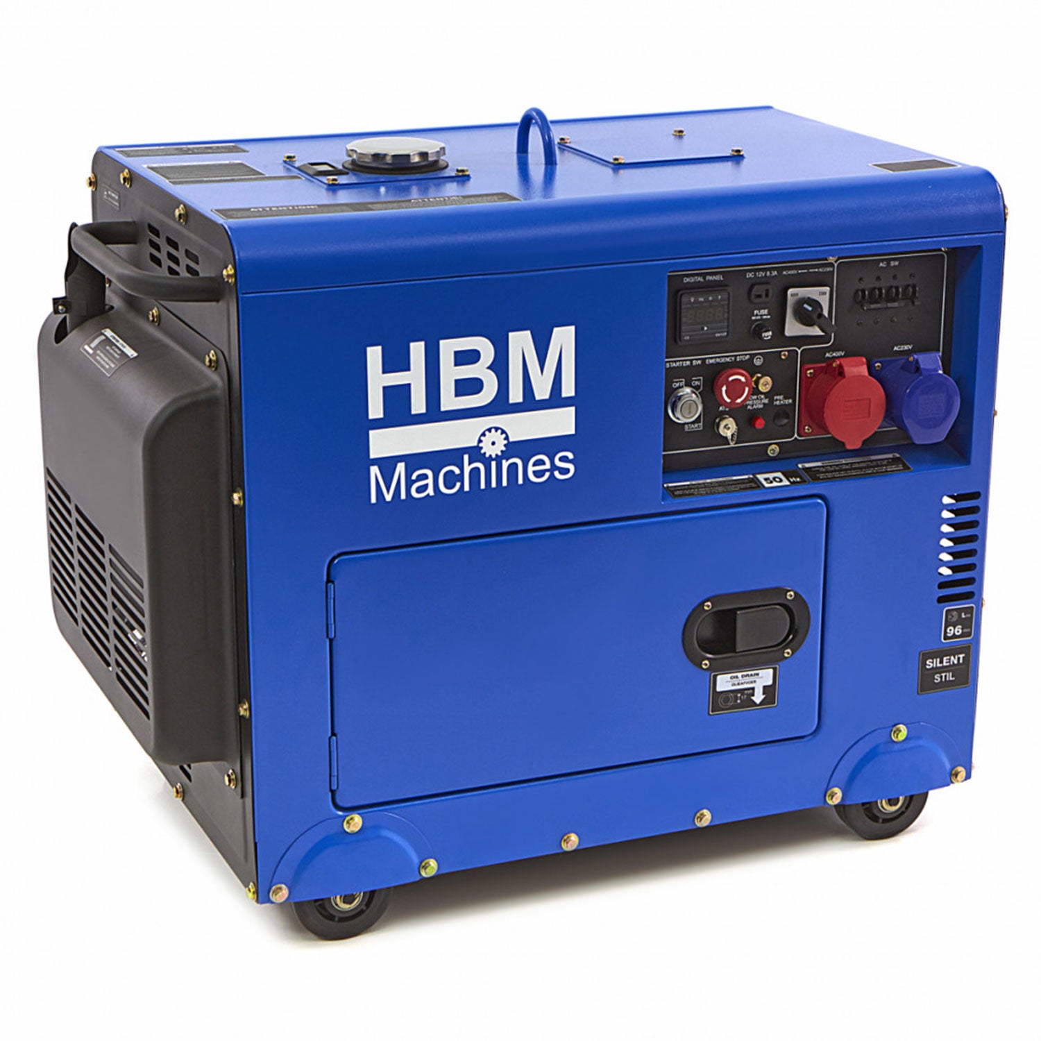 GENERATOR SILENTIOS DE CURENT PE DIESEL 7900W HBM