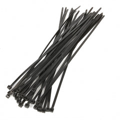 SET 25 DE COLIERE DE PLASTIC NEGRU 4.8 X 300 MM HBM