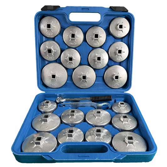 TRUSA CU CHEI CAPACE DIN ALUMINIU PENTRU FILTRE DE ULEI 23 PIESE GEBO TOOLS
