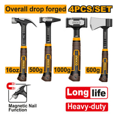 SET CIOCANE SI SECURE 4 PIESE - INGCO