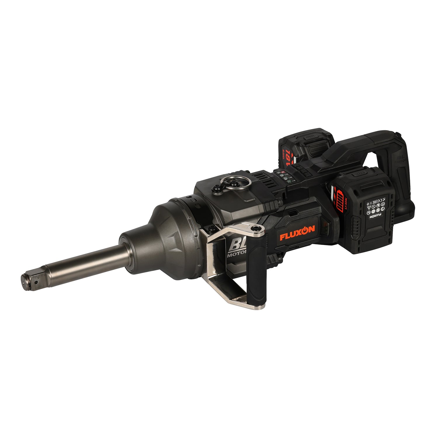 PISTOL DE IMPACT 1" 4000NM CU 4 ACUMULATORI 8AH 18V CU INCARCATOR DUAL, MOTOR BRUSHLESS