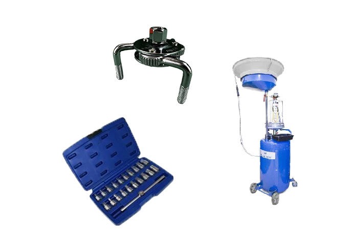 Recuperator ulei + trusa baie ulei 21 piese + cheie filtru ulei GEBO TOOLS