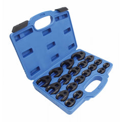 SET CHEI SEMIDESCHISE PENTRU CONDUCTE FRANA SI COMBUSTIBIL, 8-32 MM, 19 PIESE SATRA