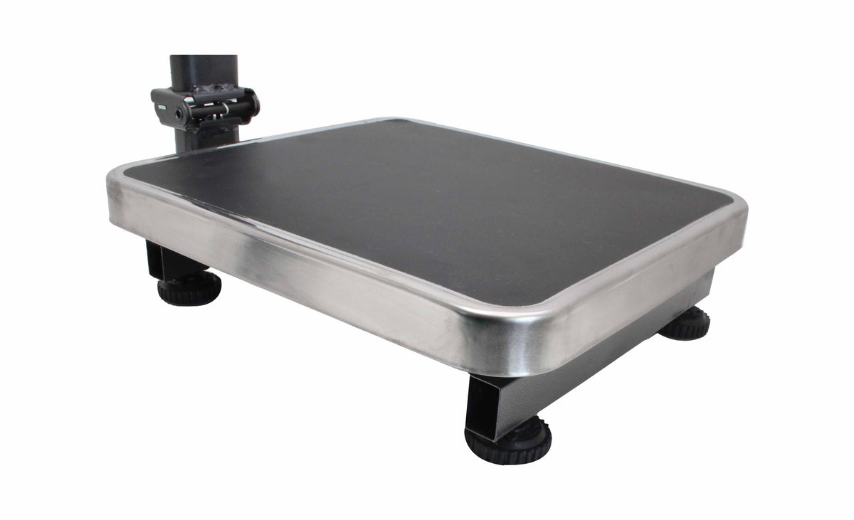 Cantar comercial pliabil cu platforma si ecran LCD 60kg Satra