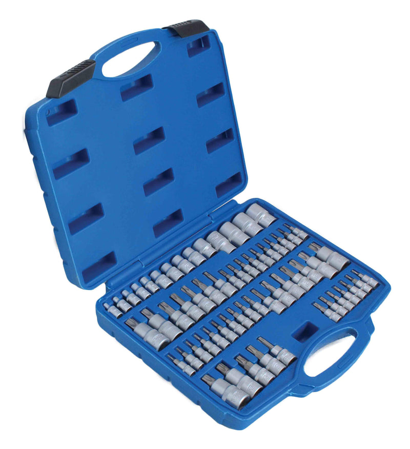 SET 60 DE CHEI BITI TORX E-TORX TORX PLUS 1/4 3/8 1/2