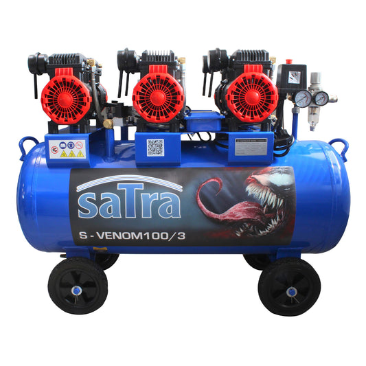 COMPRESOR SILENTIOS ZGOMOT REDUS FARA ULEI 100L 3400W SATRA