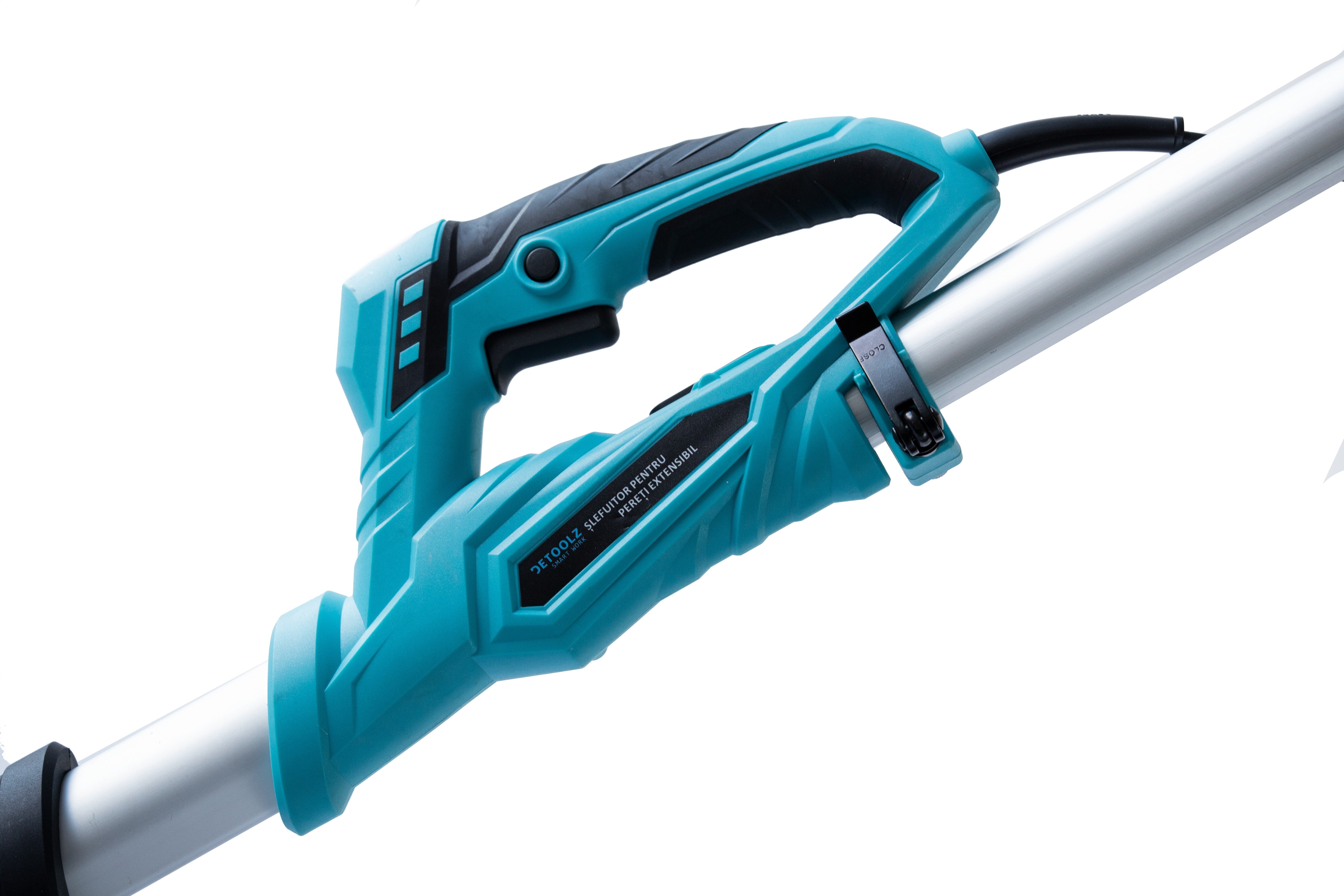 SLEFUITOR PERETI, TAVANE, PLAFOANE SI RIGIPS, EXTENSIBIL CU ASPIRATIE 750W, DIAMETRU 215MM DETOOLZ