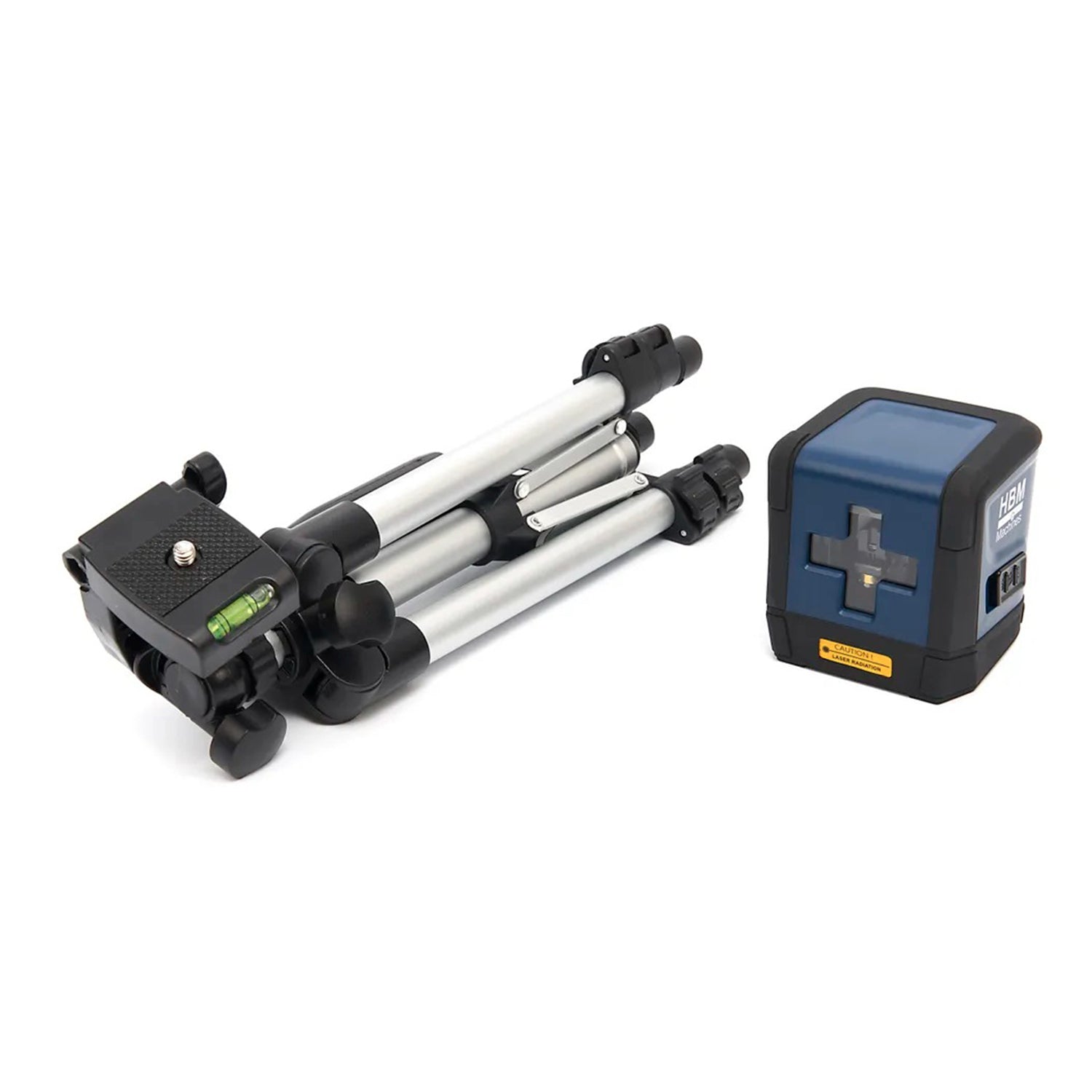 NIVELA LASER CU LINII ÎN CRUCE SI TREPIED  PRECIZIE ±3 MM/10 M, RAZĂ 30 M, IP54, IDEAL PENTRU ALINIERE EXACTĂ  HBM