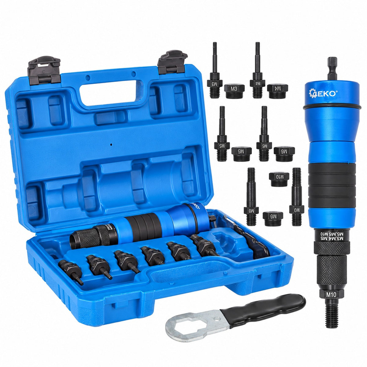 Adaptor aparat de nituit piulite m3-m10 pentru masina de gaurit insurubat