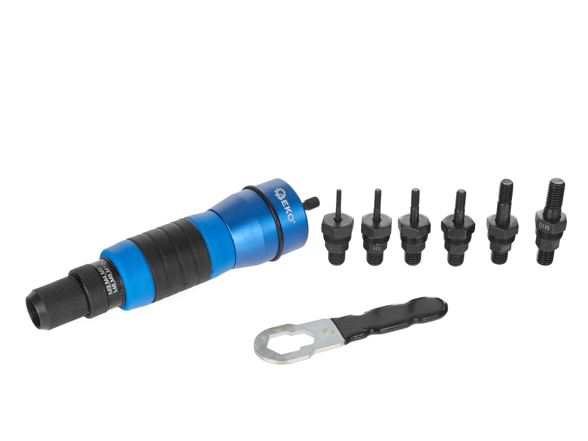 Adaptor aparat de nituit piulite m3-m10 pentru masina de gaurit insurubat