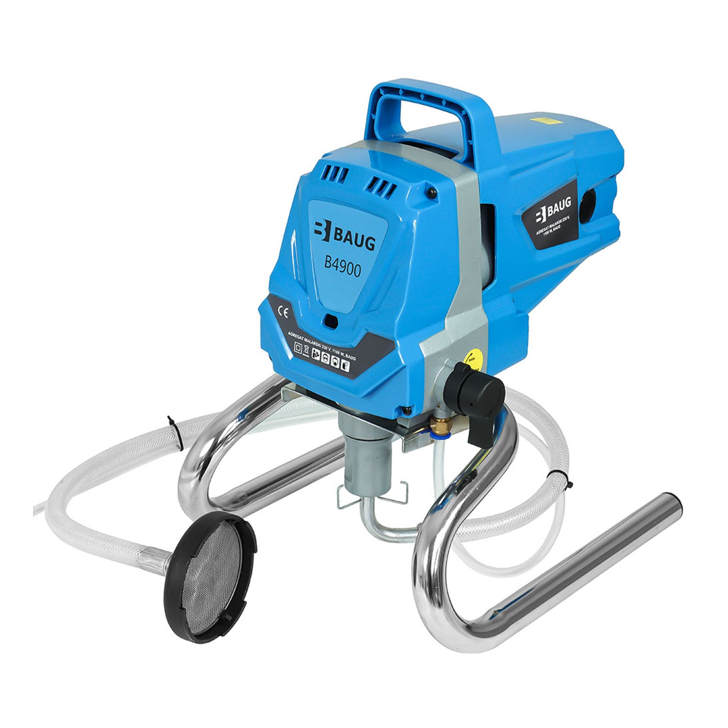 PISTOL AGREGAT POMPA DE VOPSIT HIDRODINAMICA 1100W BAUG