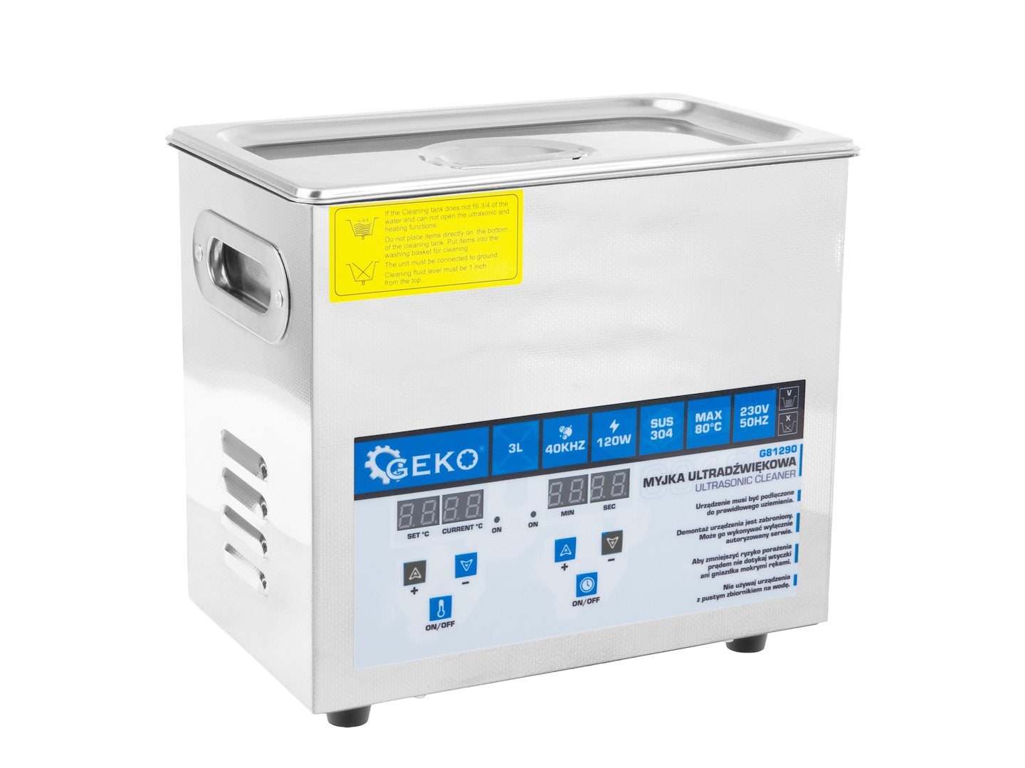 Aparat de curatat cu ultrasunete 3l 120W - GEKO