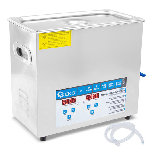 Aparat de curatat cu ultrasunete 6l 180W - GEKO