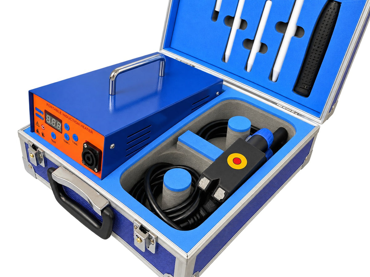 Aparat de incalzire prin inductie pentru reparat indreptat lovituri caroserie auto PDR 10 piese GEBO TOOLS