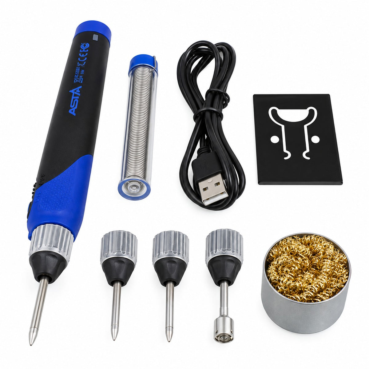 Aparat de lipit cu cositor - lipit sudat elemente din plastic cu acumulator li-ion reincarcabil 2500mah ﻿500°C