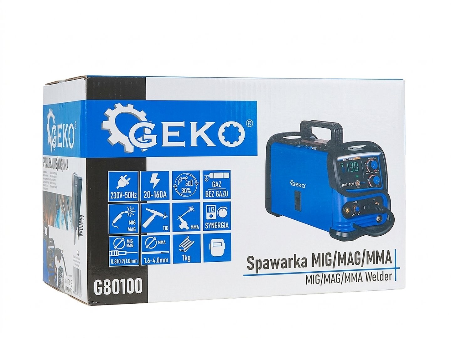 Aparat de sudura MIG/mag/mma 20-160A  GEKO