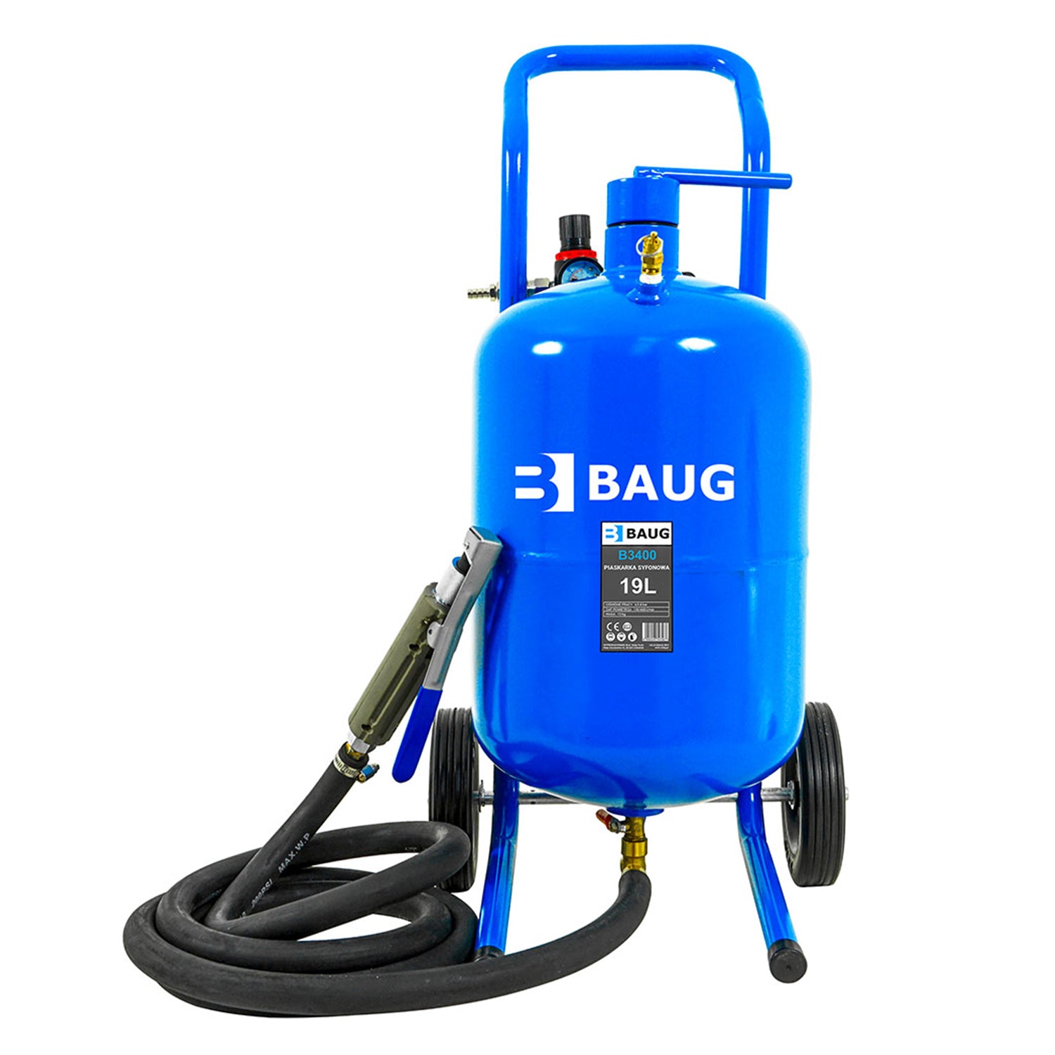Aparat dispozitiv de sablat exterior 19l - BAUG