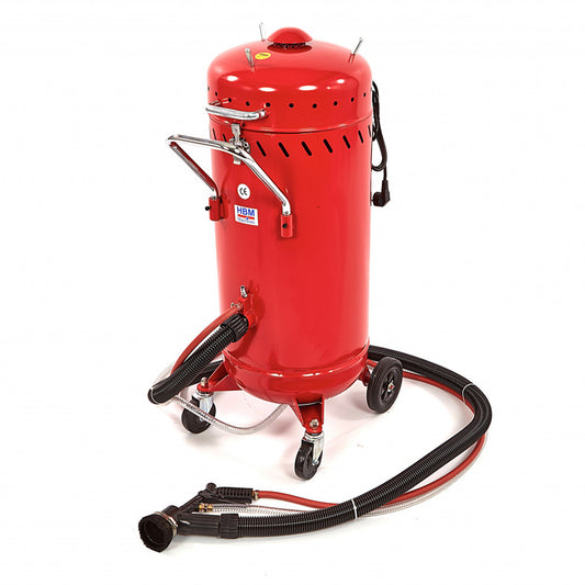 Aparat dispozitiv de sablat exterior cu aspiratie 105l