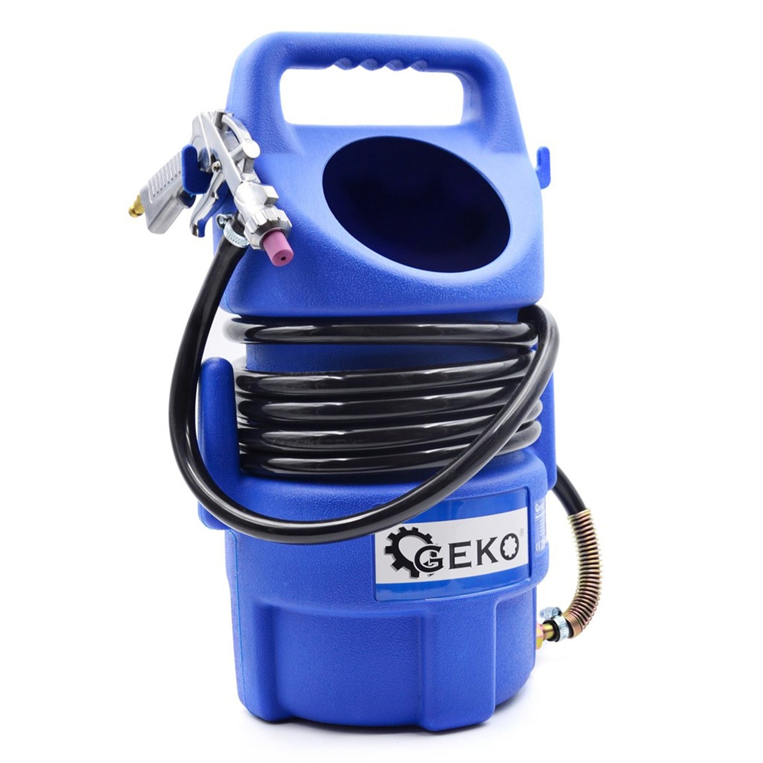 Aparat dispozitiv de sablat pneumatic mobil 10l GEKO