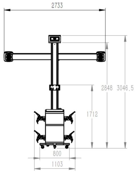 Aparat geometrie roti 3D INVENTO s400