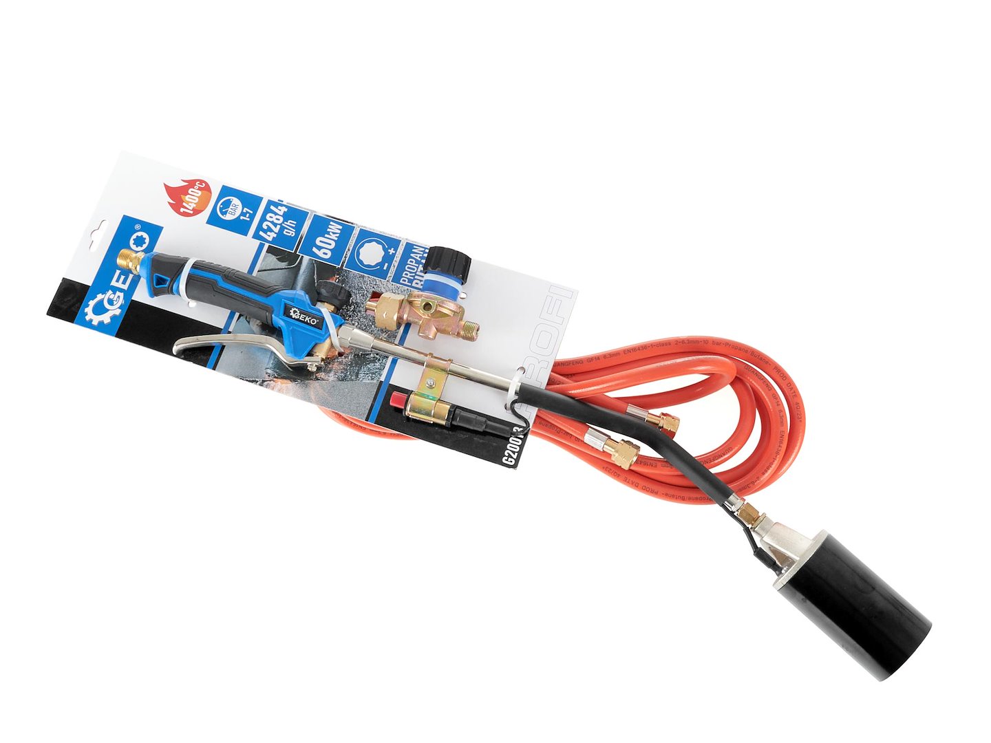 Arzator de gaz 70cm furtun 5m GEKO