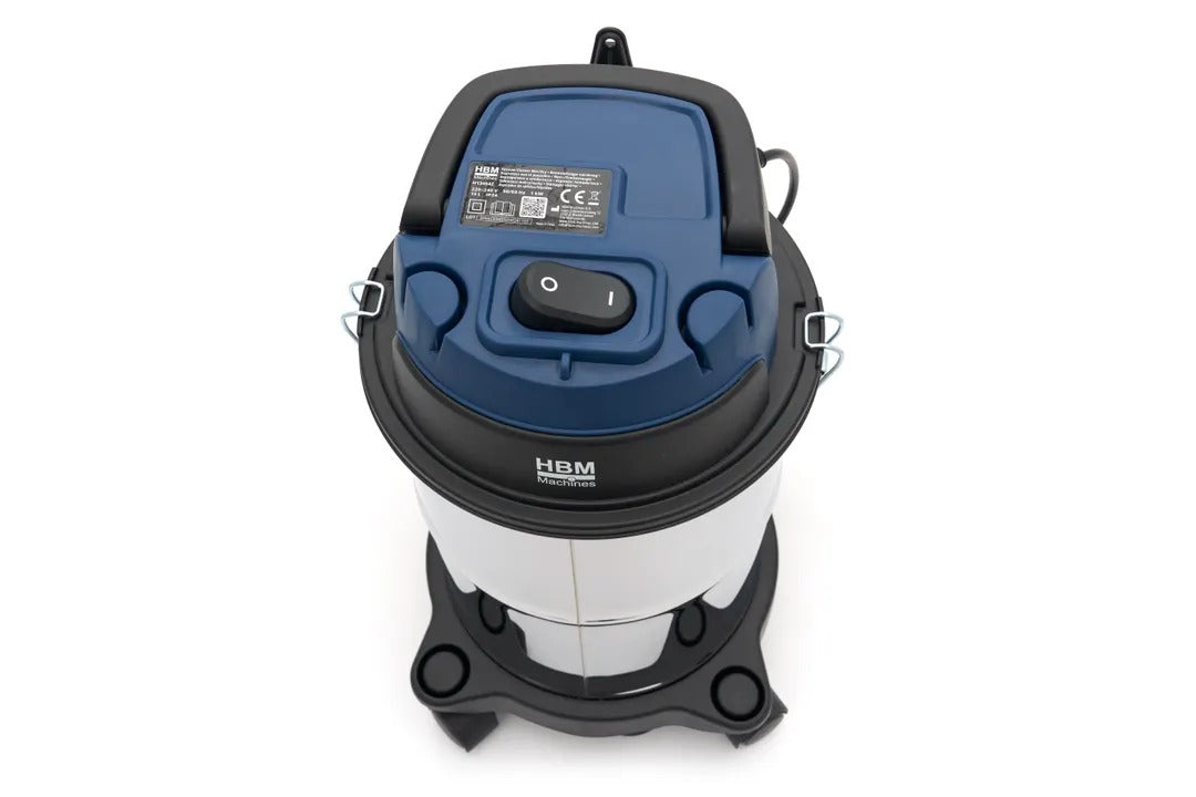 Aspirator profesional umed/uscat, 1000w, 15l compact si silentios HBM