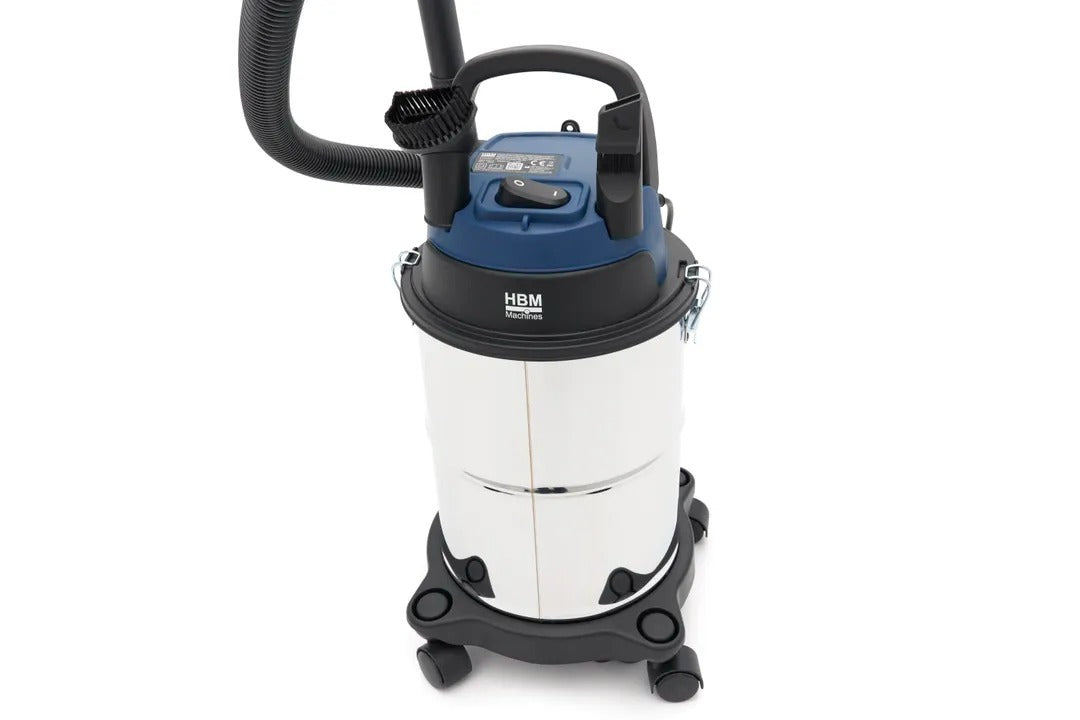 Aspirator profesional umed/uscat, 1000w, 15l compact si silentios HBM
