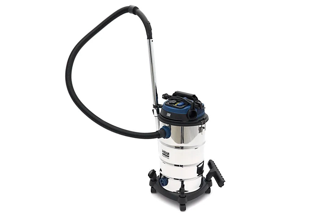 Aspirator profesional umed/uscat, 1600W, 40l compact si silentios HBM