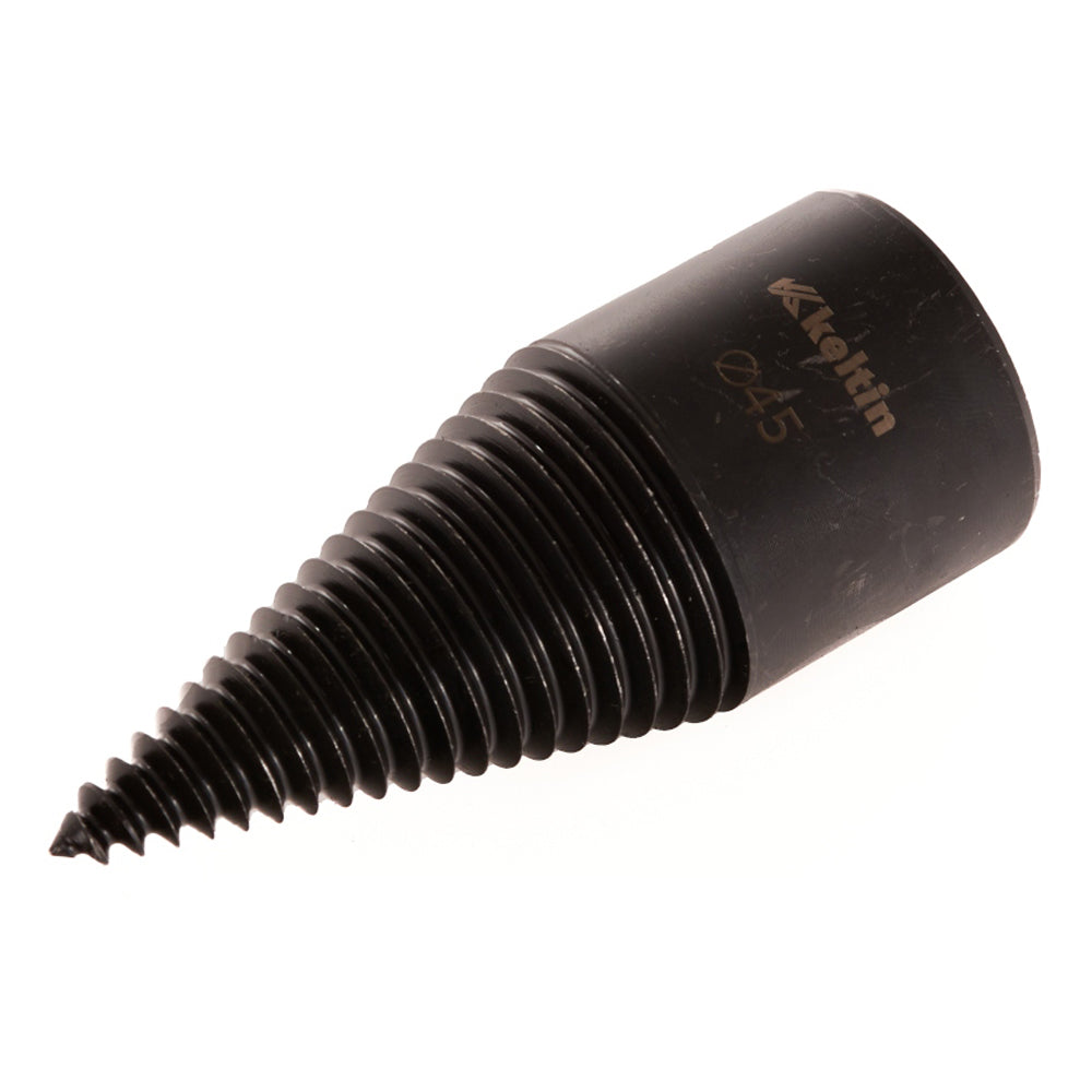 Burghiu tip melc pentru despicat lemne cu 3 adaptoare 45mm