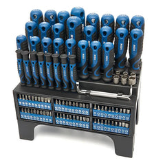 SET 100 PIESE: SURUBELNITE, BITI, CHEI TUBULARE, SUPORT RACK, OTEL CRV, MANER SOFT GRIP, HBM OLANDA