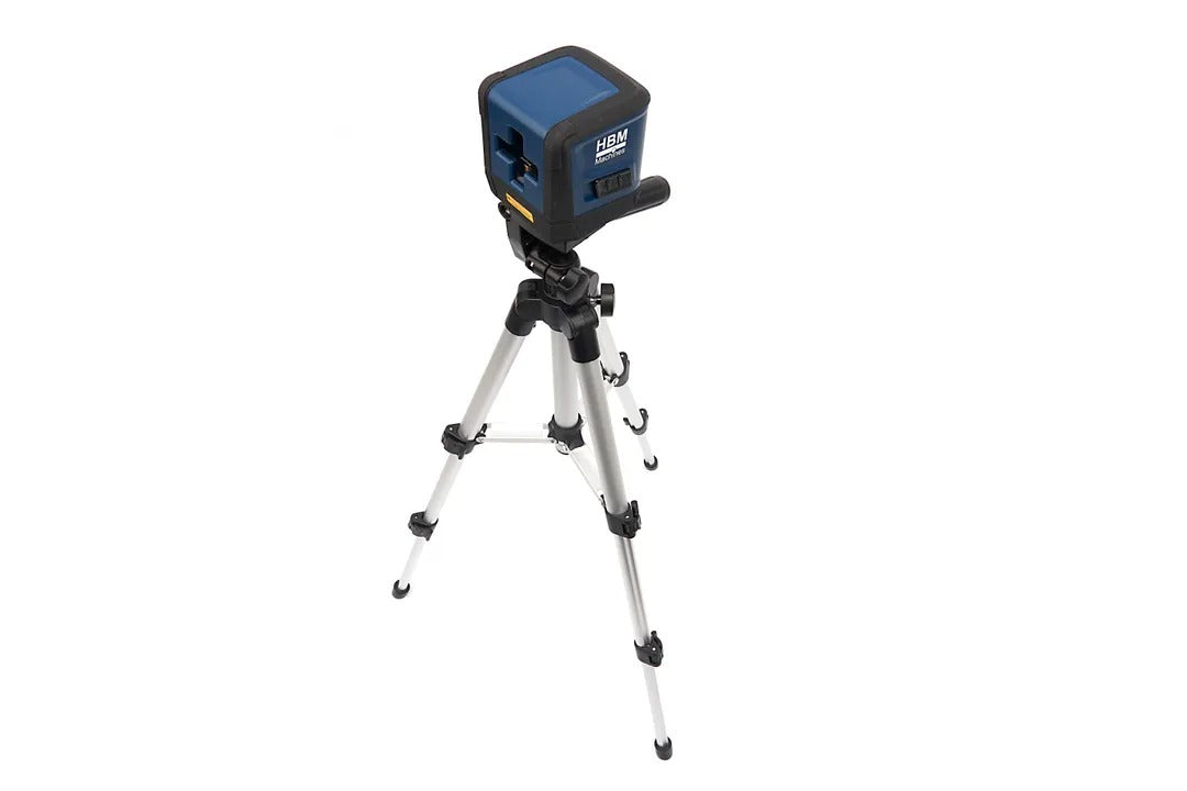 NIVELA LASER CU LINII IN CRUCE SI TREPIED PRECIZIE ±3 MM/10 M, RAZA 30 M, IP54, IDEAL PENTRU ALINIERE EXACTA HBM