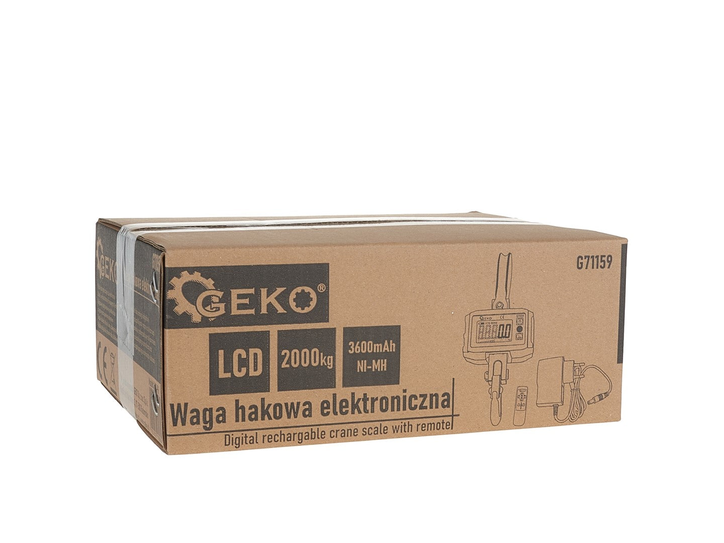 Cantar digital de macara 2000kg cu telecomanda GEKO