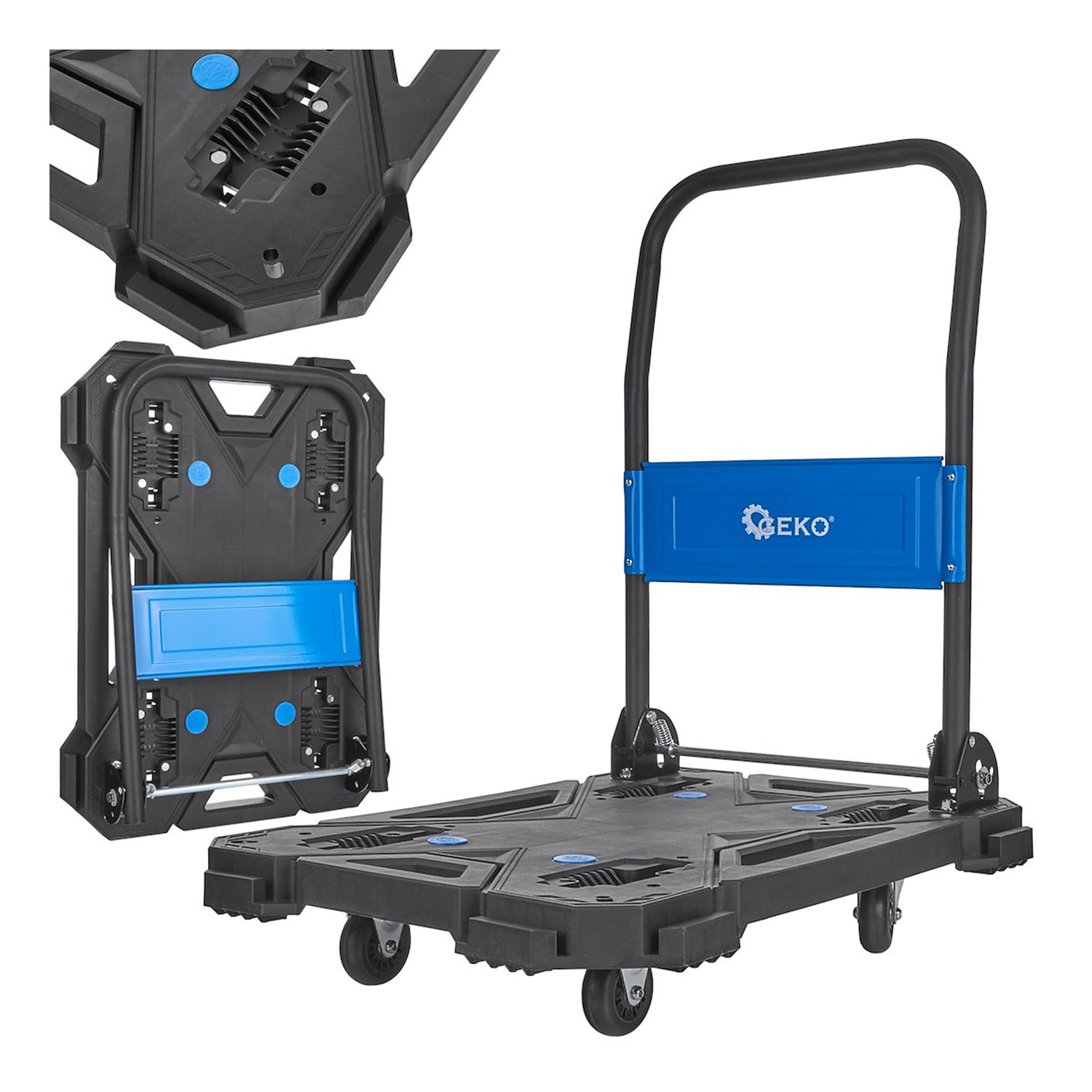 Carucior modular cu platforma capacitate 150kg GEKO