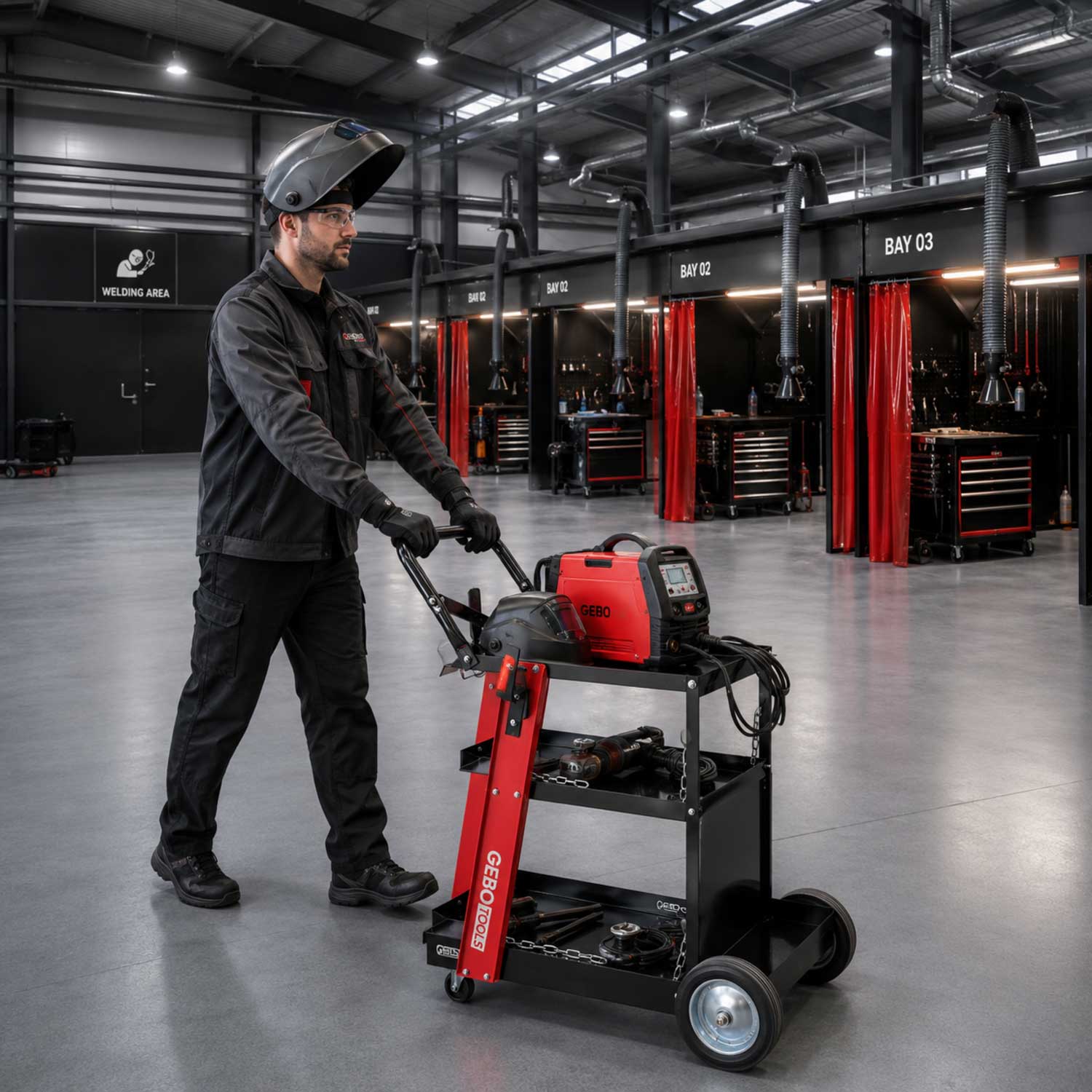 Carucior pentru sudura premium GEBO TOOLS