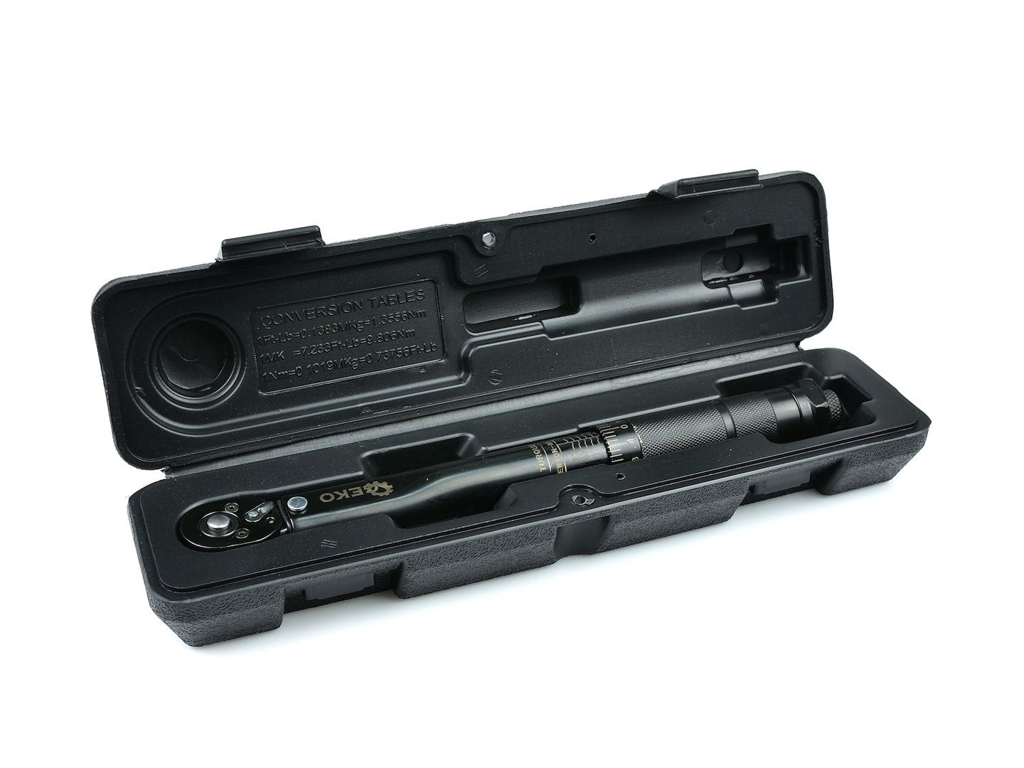 Cheie dinamometrica 1/4'' 5-25NM black GEKO