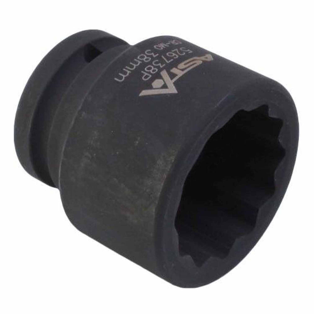 Cheie tubulara bi-hexagonala de impact 12 laturi 3/4 38mm