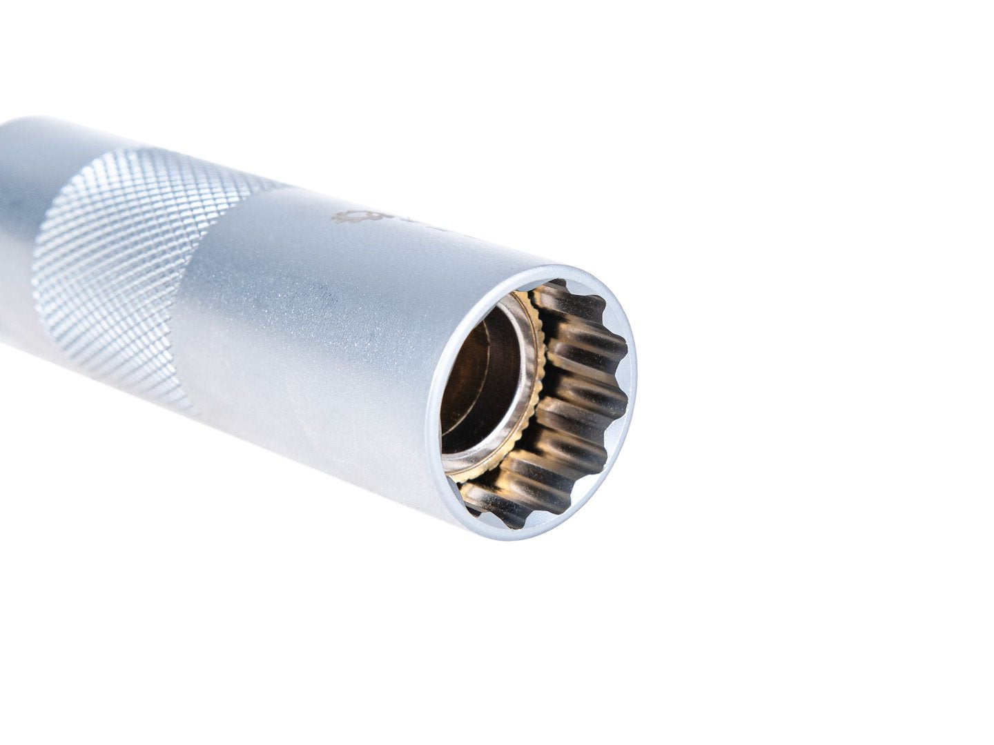 Cheie tubulara bujii 14mm 3/8 cu articulatie cardanica, pereti subtiri CRV - GEKO