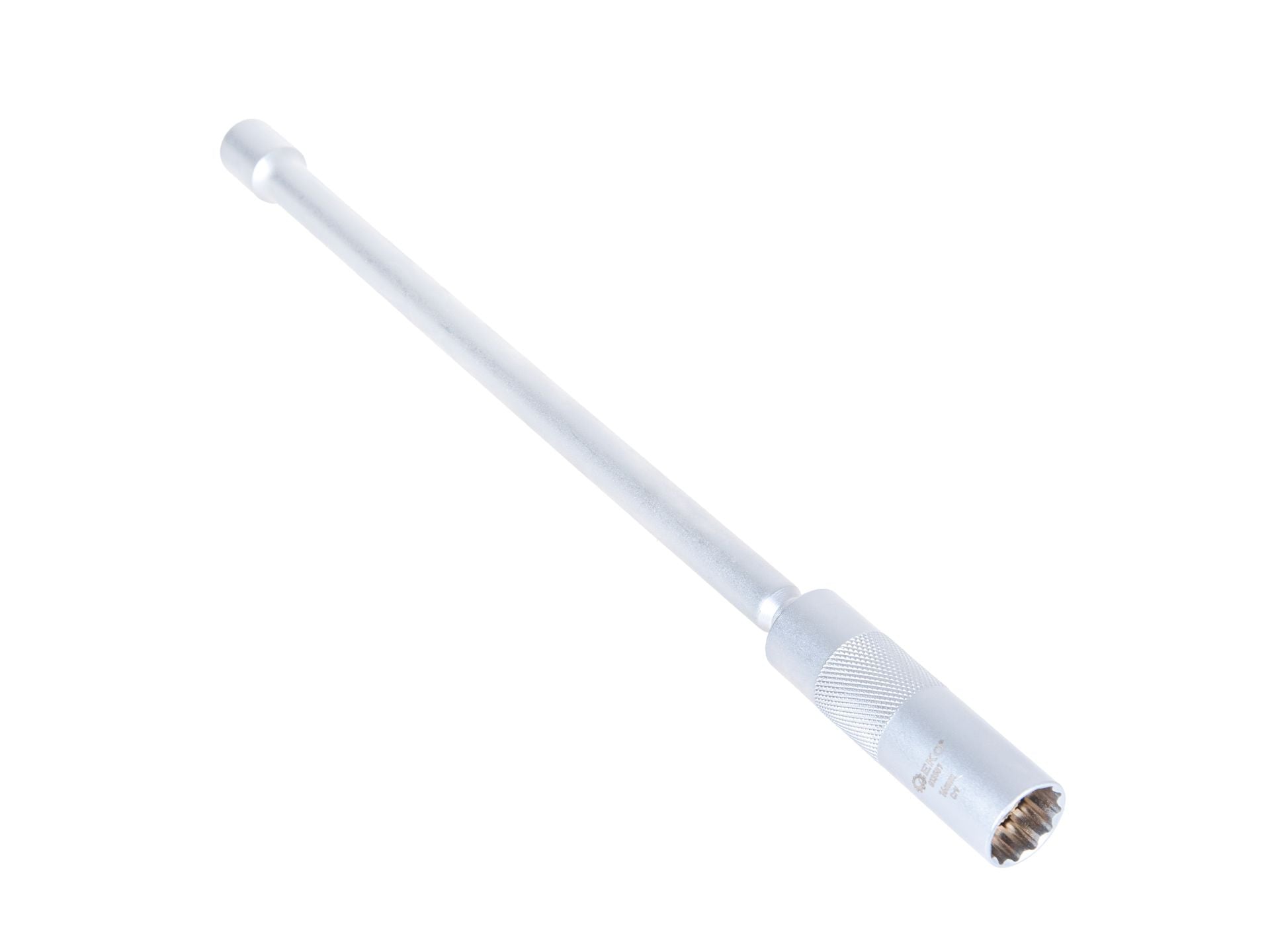 Cheie tubulara lunga pentru bujii 16mm 3/8 310 mm, cu articulatie cardanica, pereti subtiri CRV - GEKO