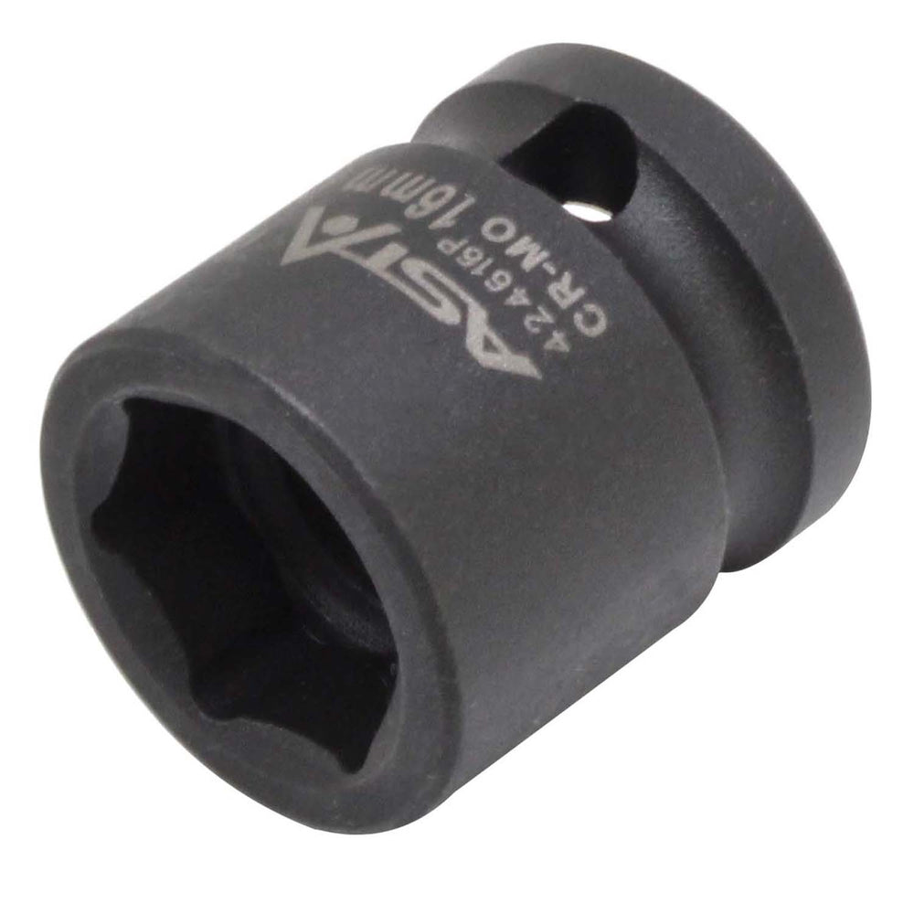 Cheie tubulara super scurta de impact 16mm 1/2