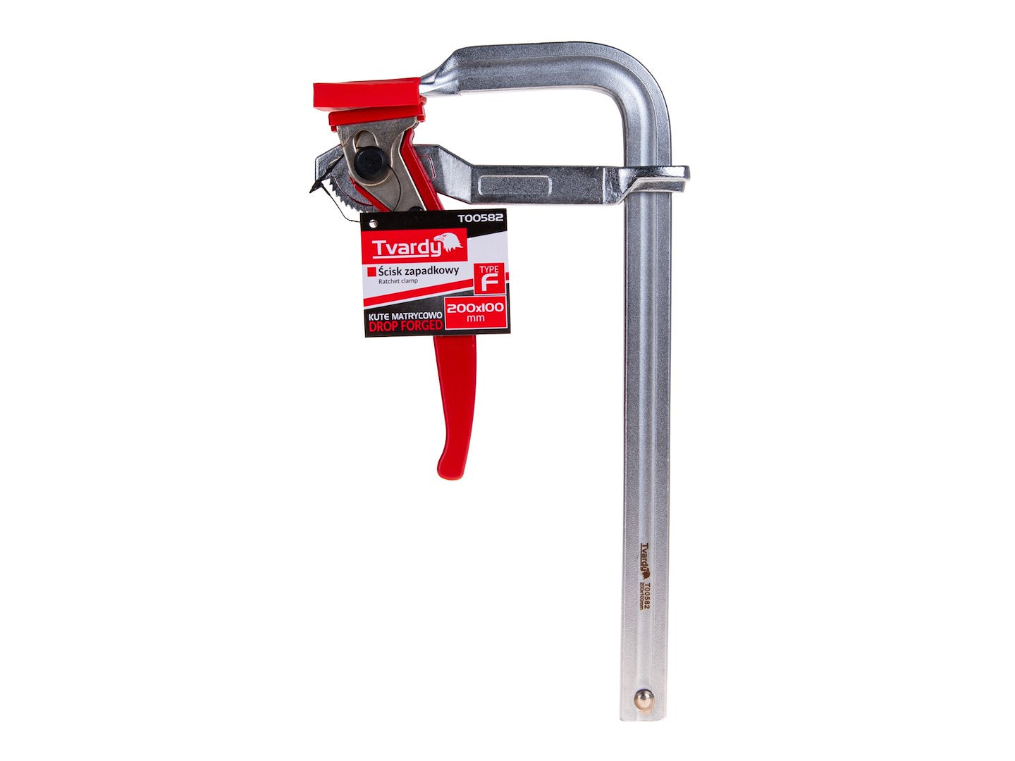 Clema menghina pentru tamplarie cu clichet 200x100mm