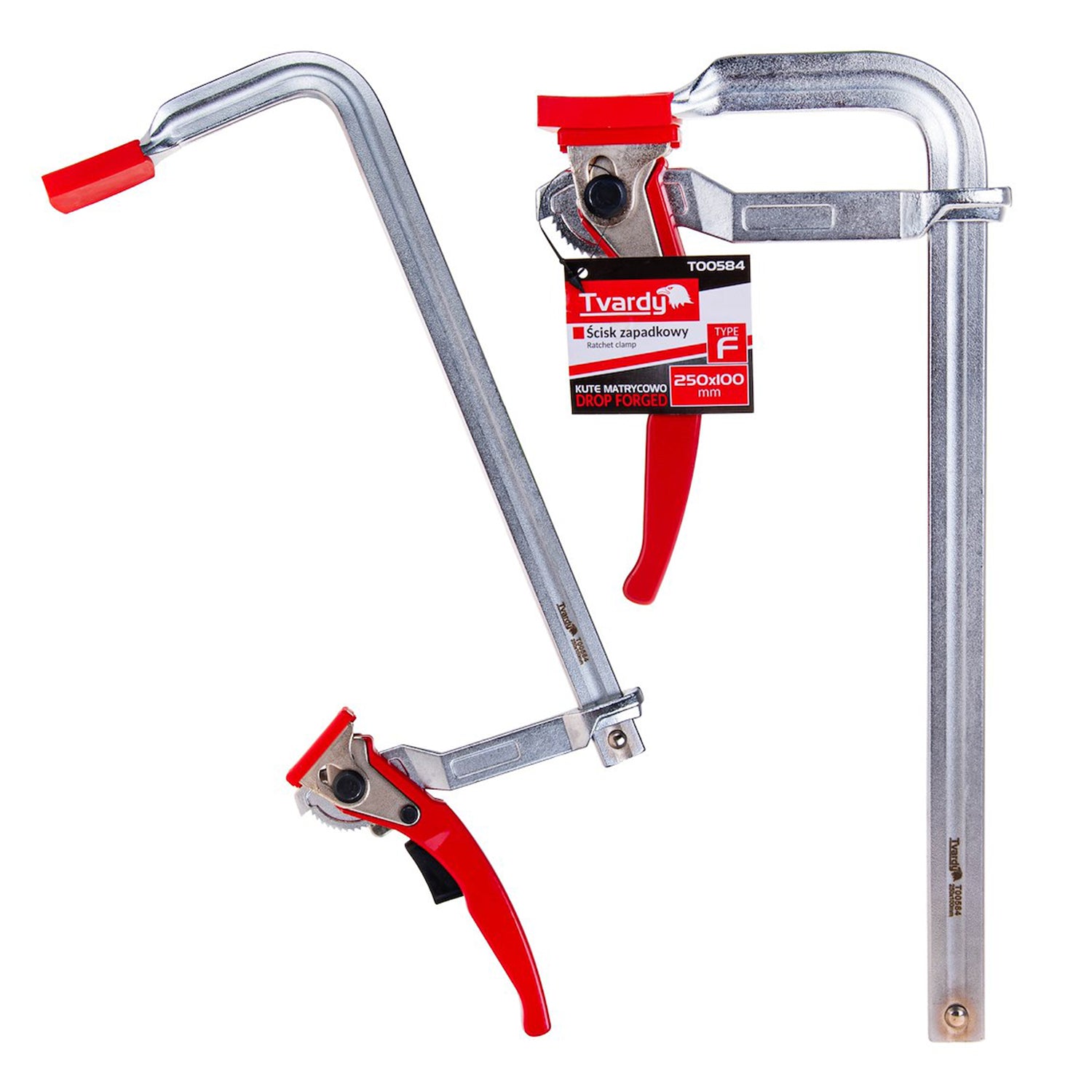 Clema menghina pentru tamplarie cu clichet 250x100mm