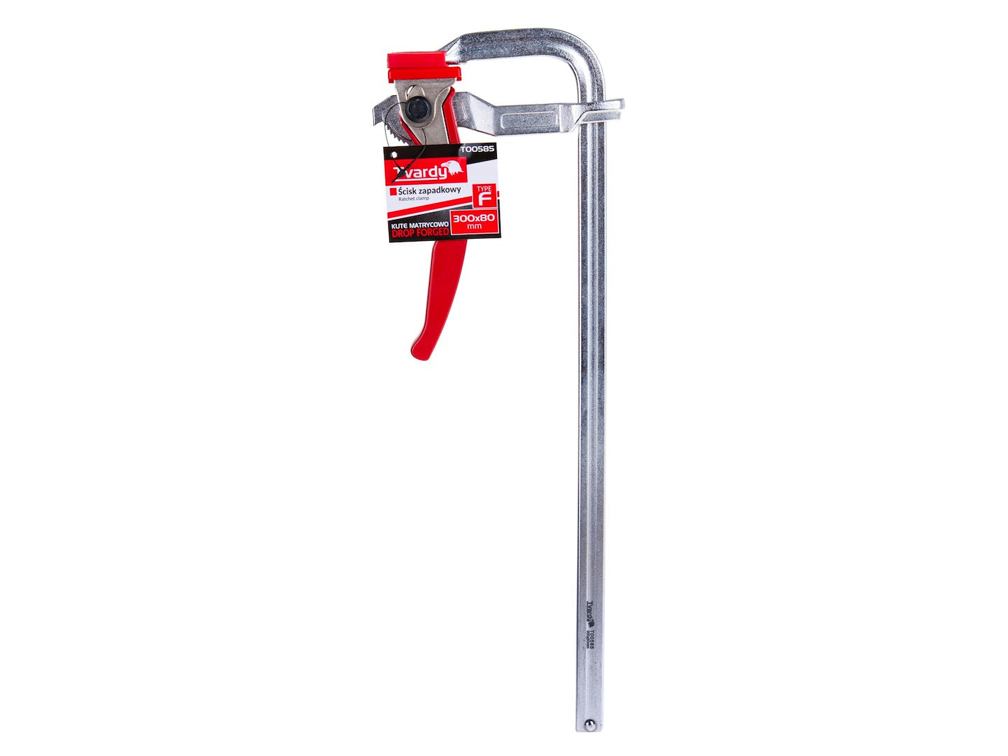 Clema menghina pentru tamplarie cu clichet 300x80mm
