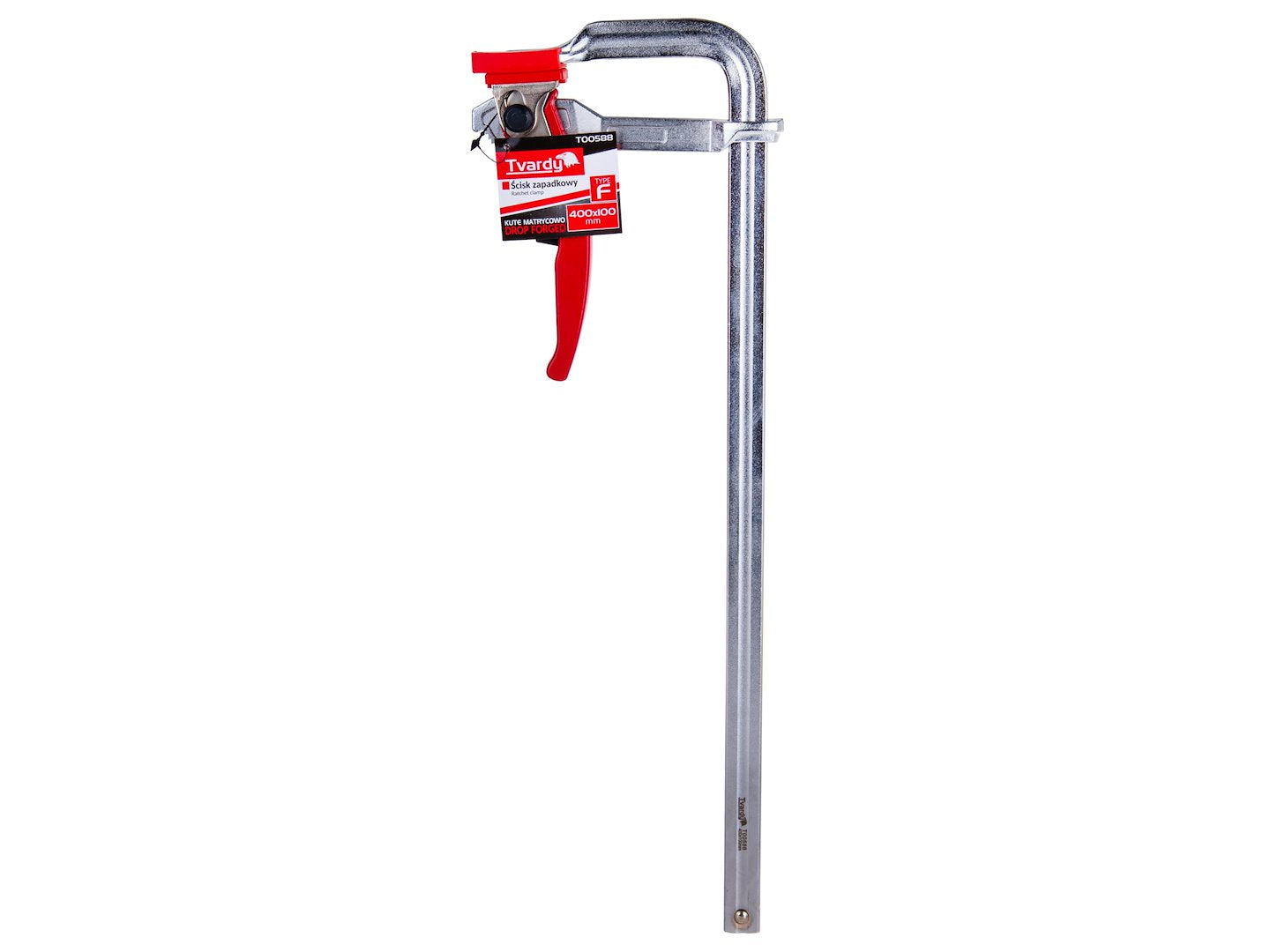 Clema menghina pentru tamplarie cu clichet 400x100mm