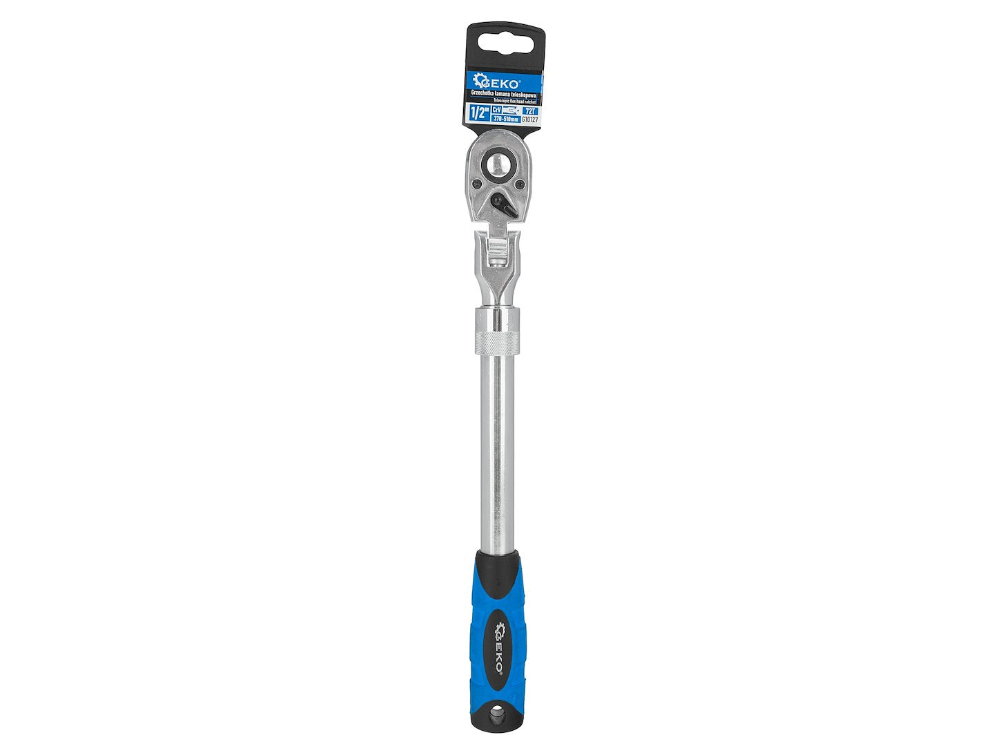 Clichet 1/2 cu maner reglabil telescopic 370-510mm si cap articulat 72T CRV