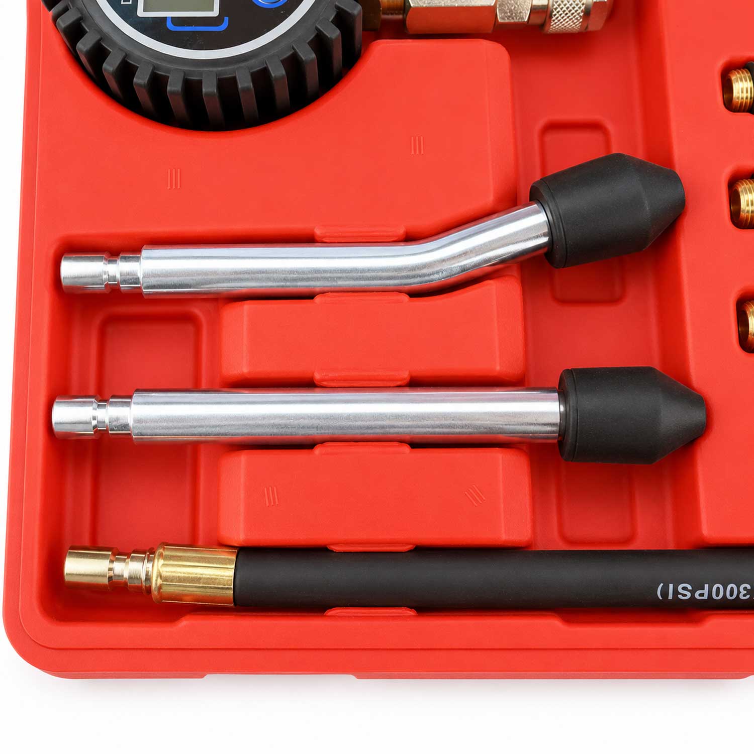 Compresmetru benzina cu manometru digital 8 piese GEBO TOOLS