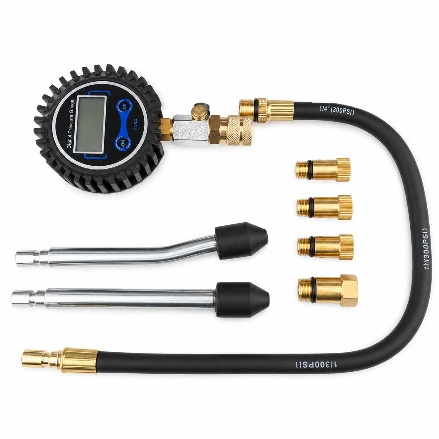 Compresmetru benzina cu manometru digital 8 piese GEBO TOOLS