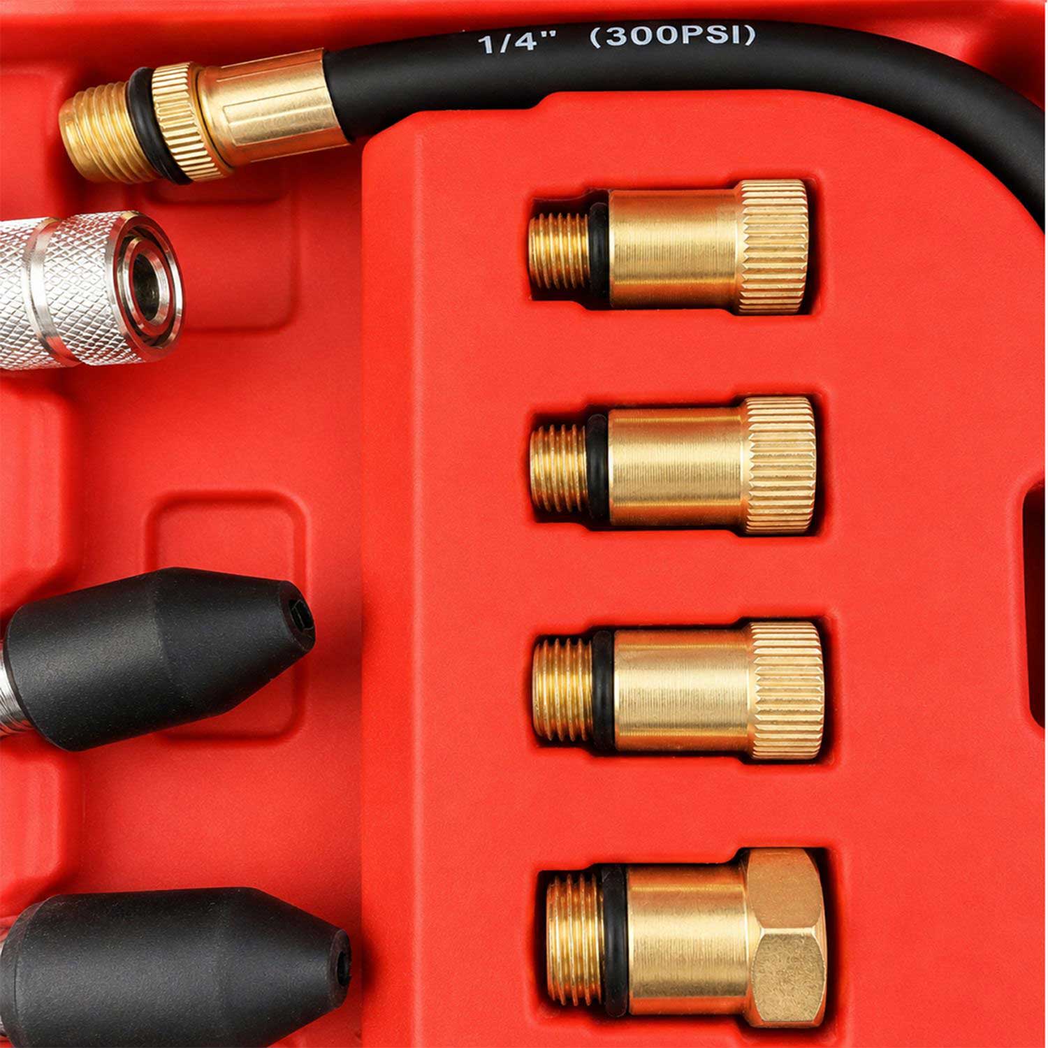Compresmetru benzina cu manometru digital 8 piese GEBO TOOLS